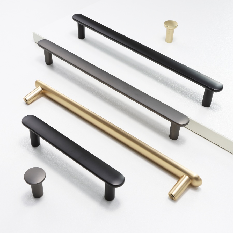 Furniture Hardware Nut - Minimalist Solid Pulls Cupboard Dressers Fashion