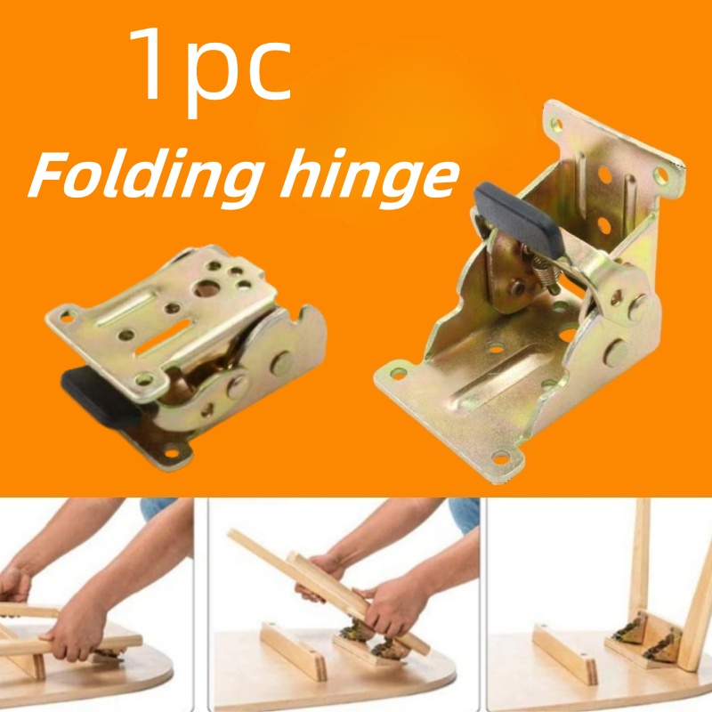 Used Furniture Hardware - 1PC 90 degree folding table hinge,
