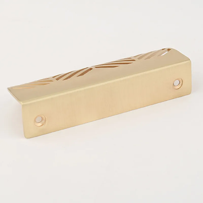 Furniture Hardware Wholesale - 2026 New Leaf Shape Brass Drawer