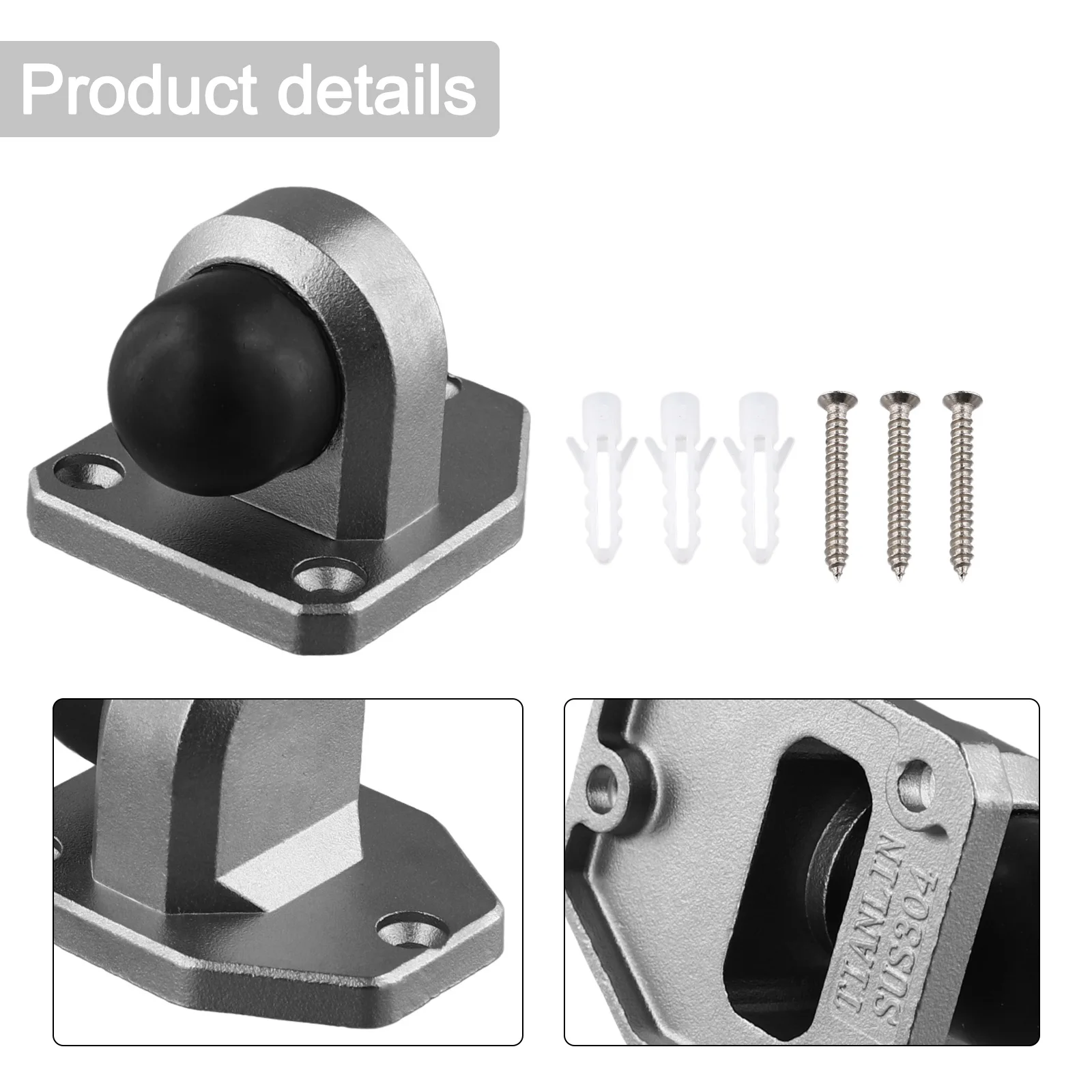 Brand Hardware Furniture - Door Suction Door Stop Wall Mounted