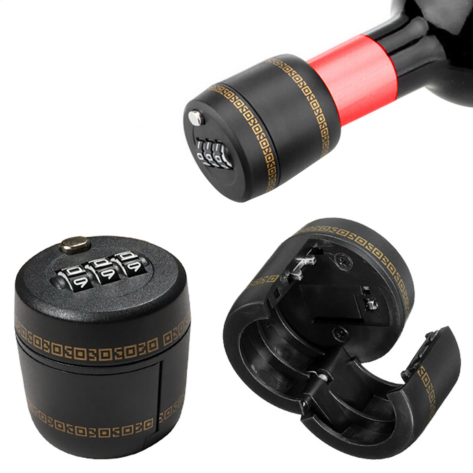 Furniture Hardware Tools - ABS+zinc Bottle Password Lock Wine Bottle
