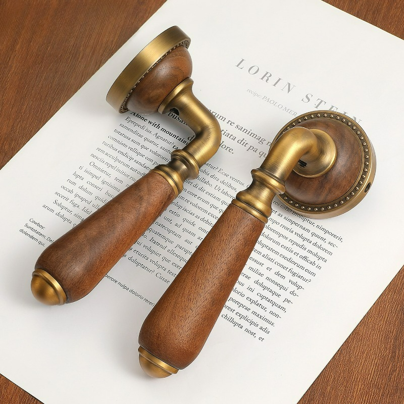 Universal Furniture Hardware - Vintage Yellow Antique Bronze Walnut Wood