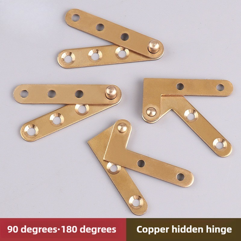Furniture Hardware Tools - Pivot Hinge Copper 90/180 Degree Door