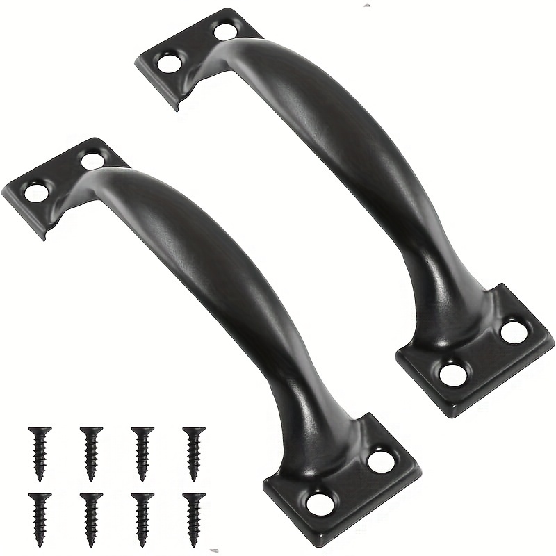 Furniture Hardware Tools - 2Pcs DIY Furniture Iron Handles w/Screws