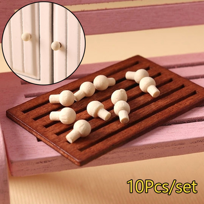 Furniture Hardware In China - 10Pcs 1:12 Dollhouse Miniature Door Handle