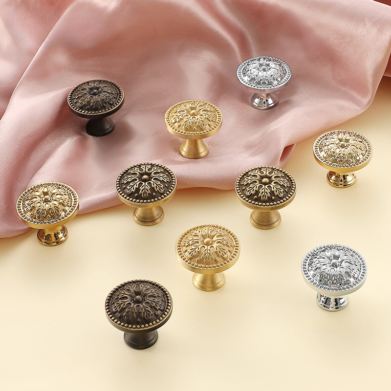 1pcs Satin Brass Cabinet Door  - Furniture Hardware Nut ulasan dan harga