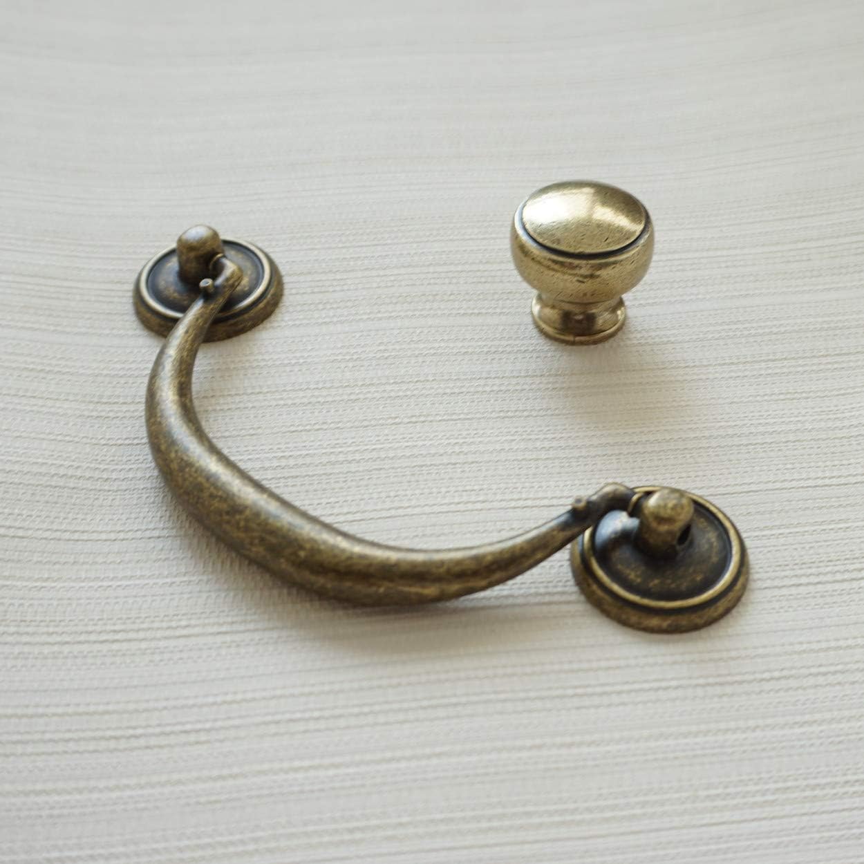 Antique Bronze Cabinet Handles - Furniture Hardware Drop Pulls ulasan dan harga