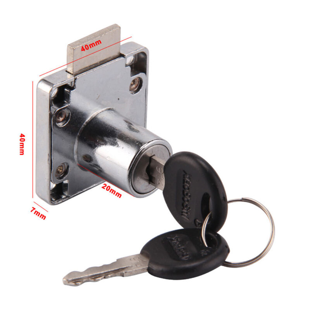 2 pcs Locks Cabinet Lock 4Keys - Brand Hardware Furniture ulasan dan harga