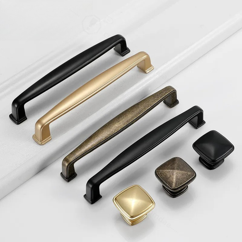 Yijia Black Cabinet Door Handl - Furniture Hardware Wholesale ulasan dan harga