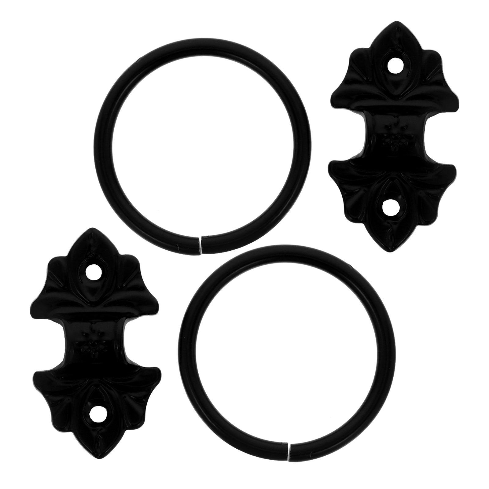 2Pcs Vintage Round Pull Rings  - Furniture Hardware Drop Pulls ulasan dan harga