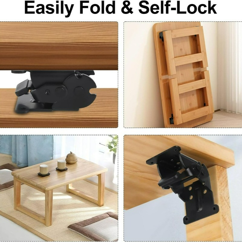 Self Locking Folding Hinge 90  - Furniture Hardware Tools ulasan dan harga