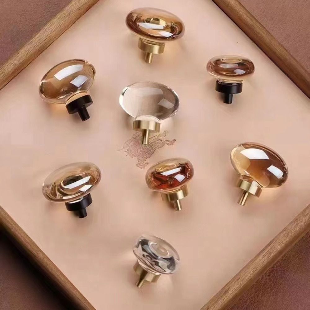 Crystal Glass Furniture Handle - Furniture Hardware Nut ulasan dan harga