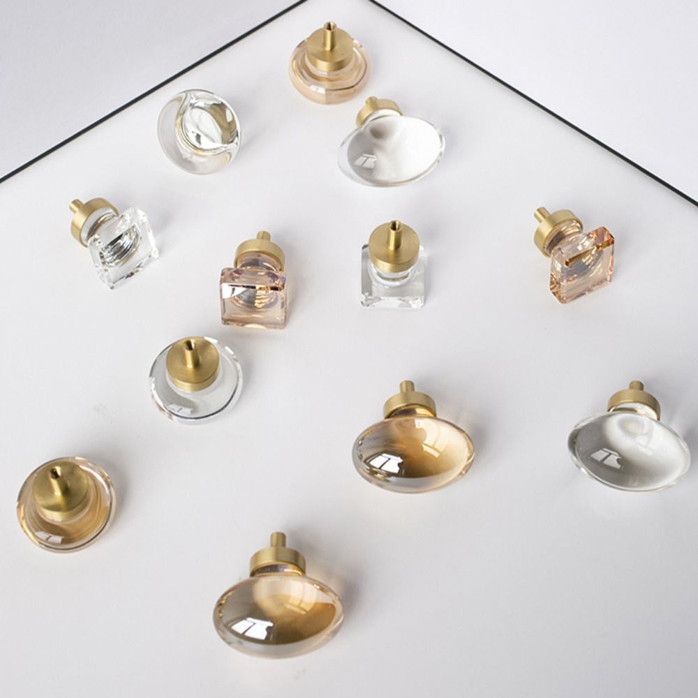 Crystal Glass Furniture Handle - Furniture Hardware Nut ulasan dan harga