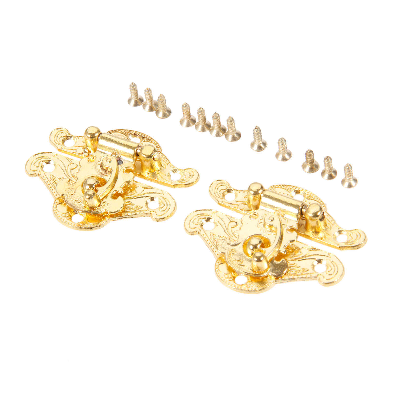 DRELD 2Pcs Antique Gold Box La - Furniture Hardware Tools ulasan dan harga