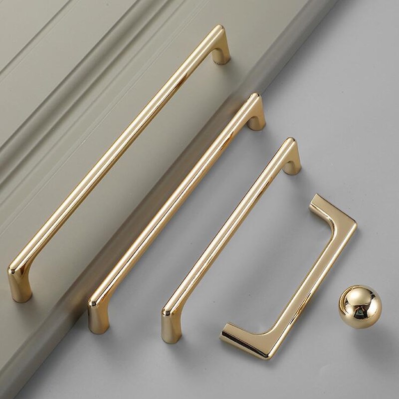 Zinc Alloy Bright Gold Kitchen - Furniture Hardware Nut ulasan dan harga