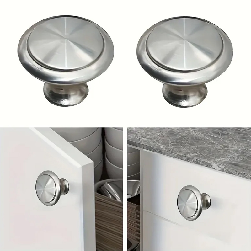 5/12pcs Drawer Handles, Circul - Used Furniture Hardware ulasan dan harga