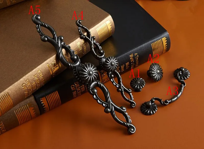 2 pcs Retro Metal Dresser Pull - Furniture Hardware Drop Pulls ulasan dan harga
