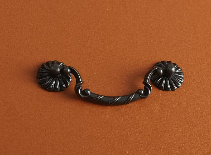2 pcs Retro Metal Dresser Pull - Furniture Hardware Drop Pulls ulasan dan harga