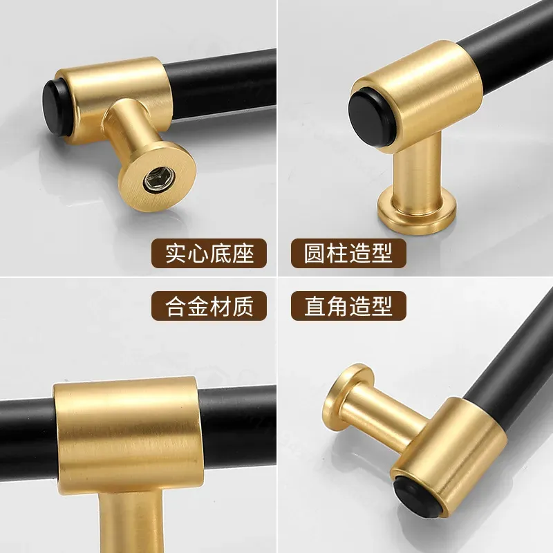 Modern Simple Nordic Black Gol - Furniture Hardware Wholesale ulasan dan harga