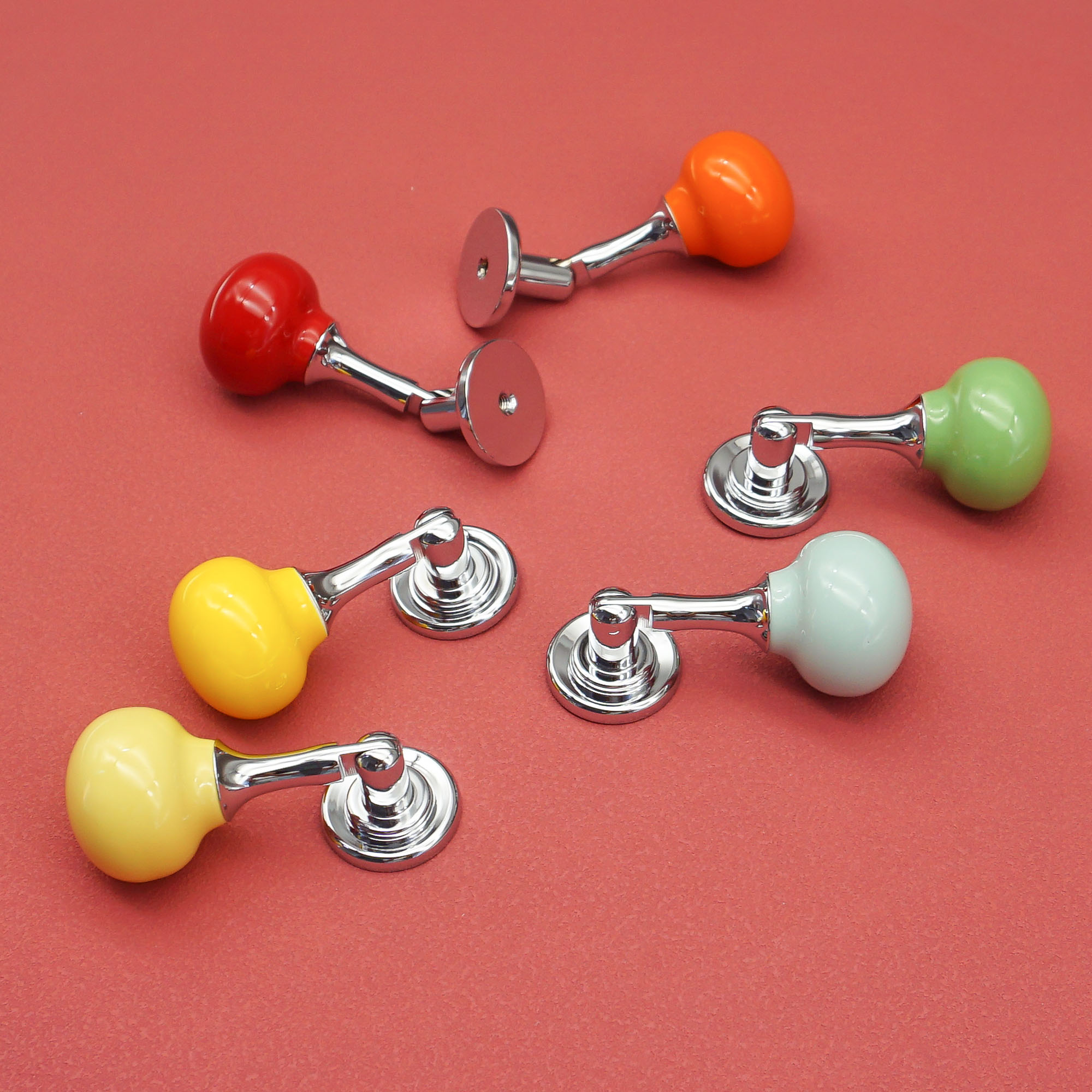 Ceramic Ball Cabinet Handles B - Furniture Hardware Drop Pulls ulasan dan harga