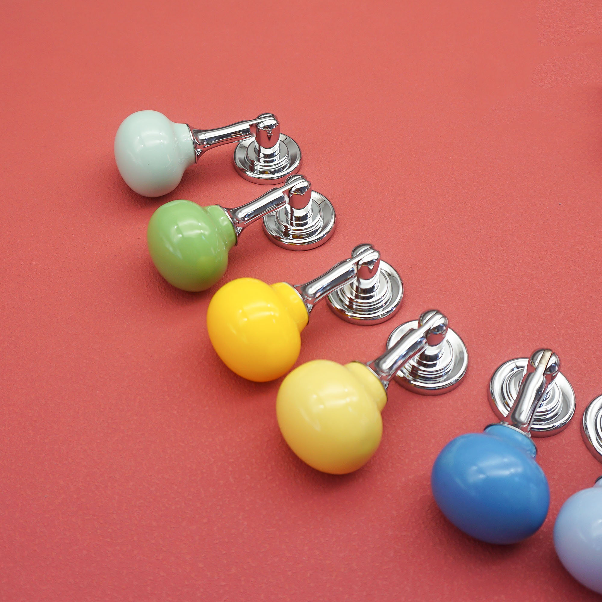 Ceramic Ball Cabinet Handles B - Furniture Hardware Drop Pulls ulasan dan harga