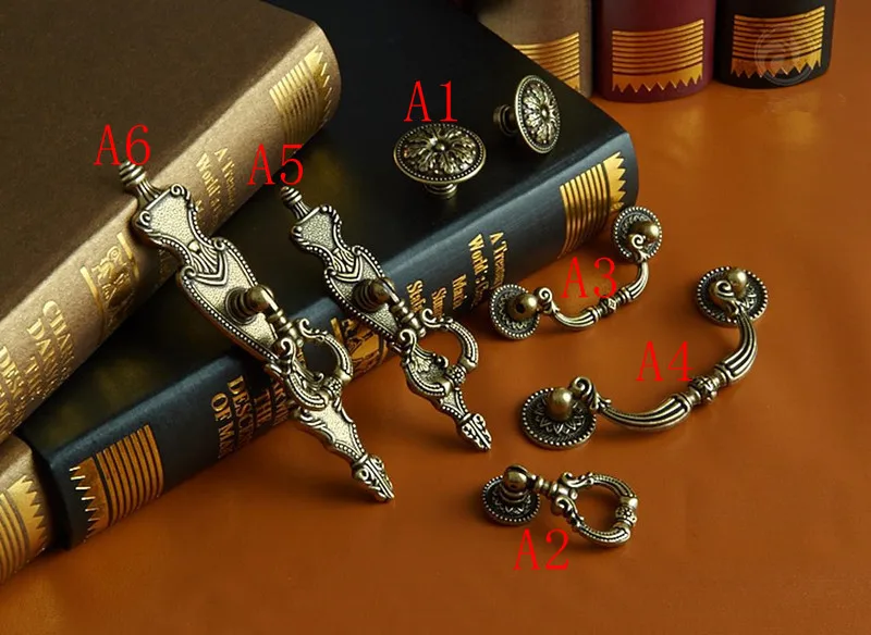 2 pcs 6style Countryside Dress - Furniture Hardware Drop Pulls ulasan dan harga