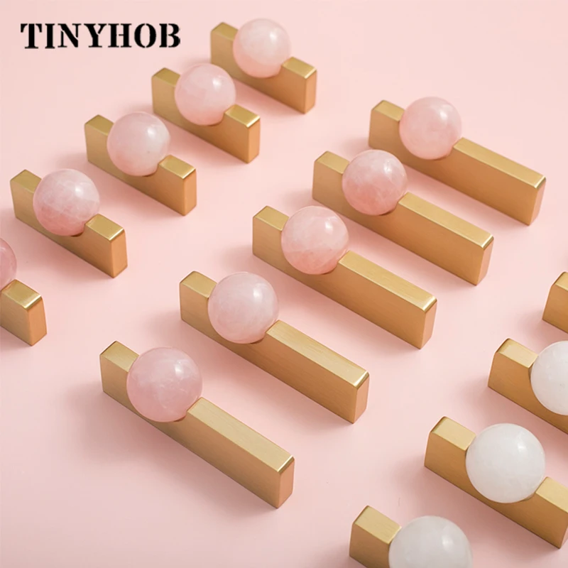White Crystal Ball+Brass Furni - Furniture Hardware Drop Pulls ulasan dan harga