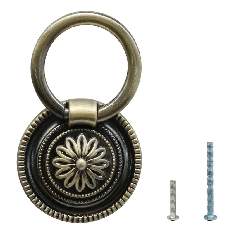 Pack of 6 Antique Bronze Drop  - Furniture Hardware Drop Pulls ulasan dan harga