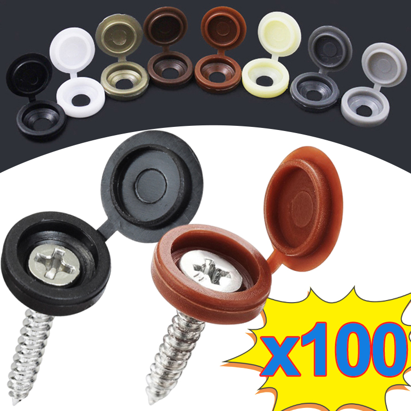 10/500pcs Screw Decorative Cap - Furniture Hardware Nut ulasan dan harga