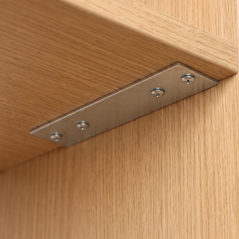 6/1PCS Heavy Duty Straight Bra - Furniture Joining Hardware ulasan dan harga