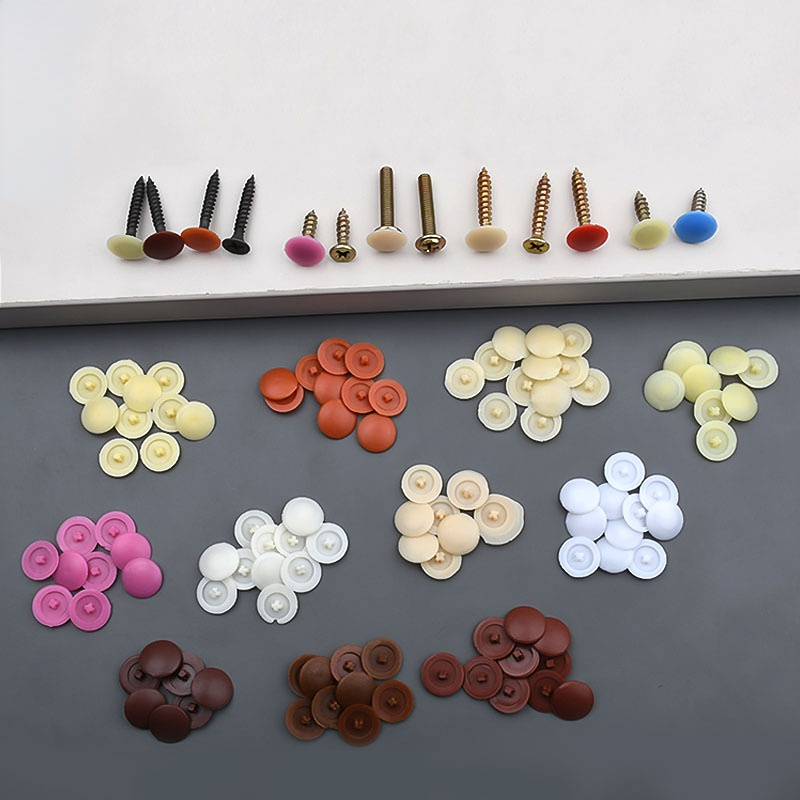 100/500/1000pcs Plastic Screw  - Furniture Hardware Nut ulasan dan harga