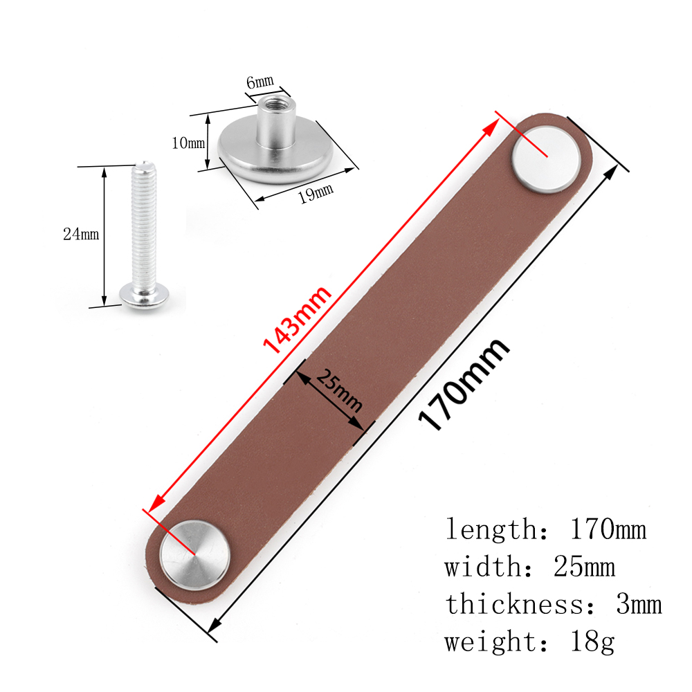 Leather Knobs Cabinet Wardrobe - Furniture Hardware In China ulasan dan harga