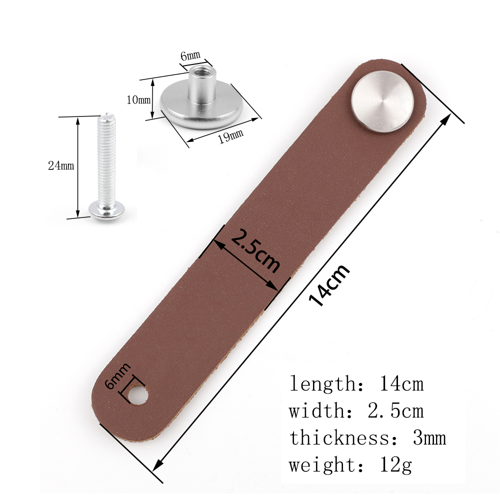 Leather Knobs Cabinet Wardrobe - Furniture Hardware In China ulasan dan harga