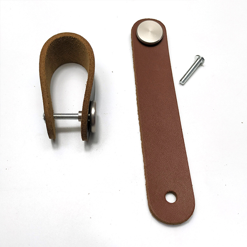 Leather Knobs Cabinet Wardrobe - Furniture Hardware In China ulasan dan harga