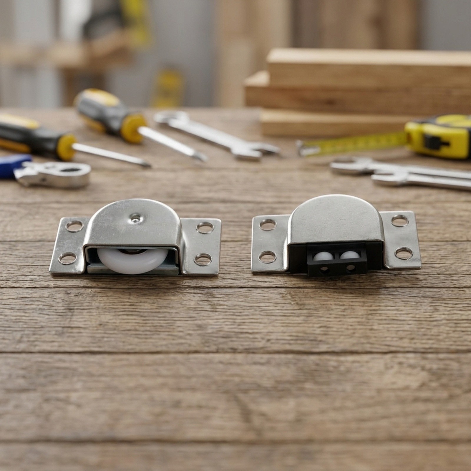Hardware Door Rollers Wardrobe - Brand Hardware Furniture ulasan dan harga