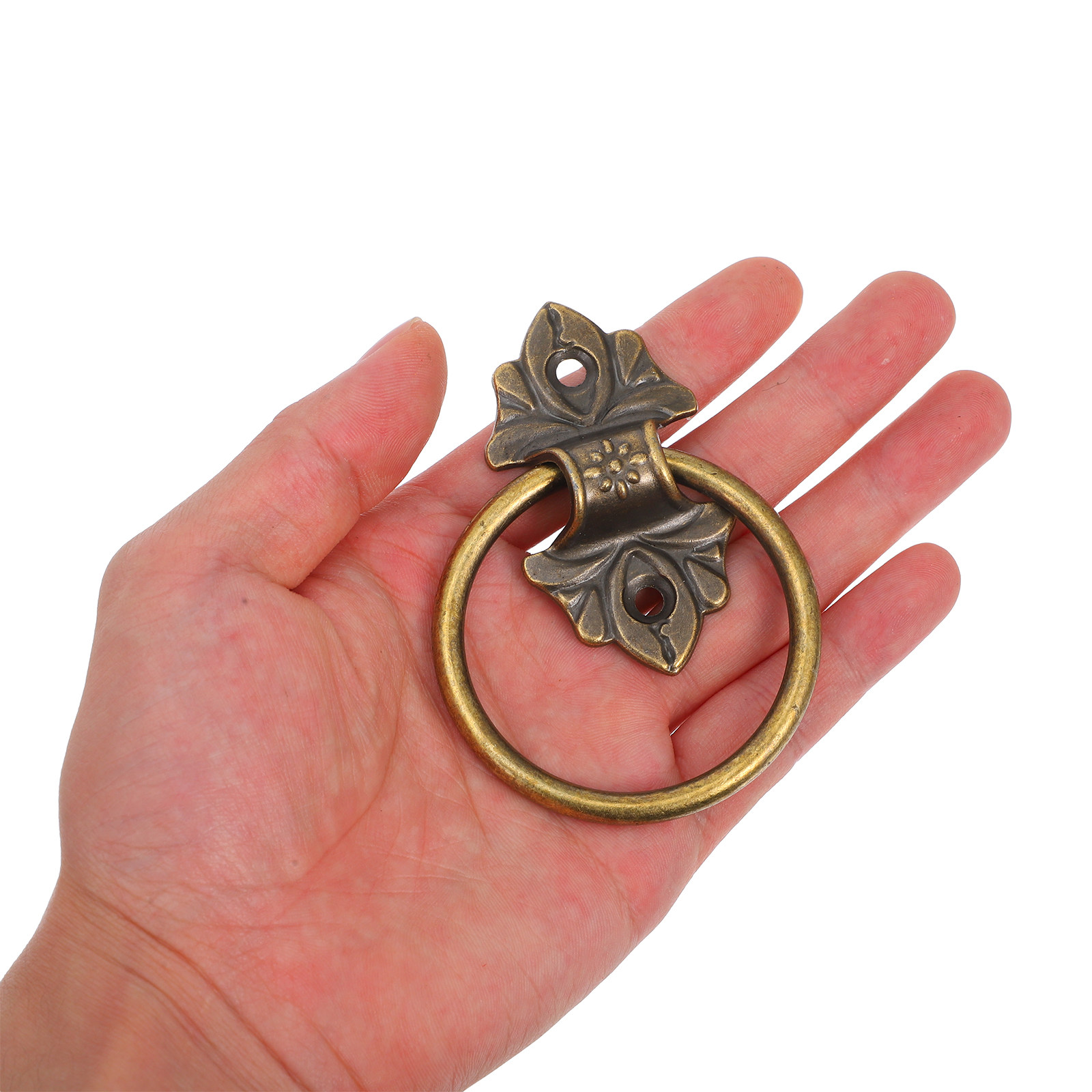 2Pcs Style Drop Ring Pulls Zin - Furniture Hardware Drop Pulls ulasan dan harga