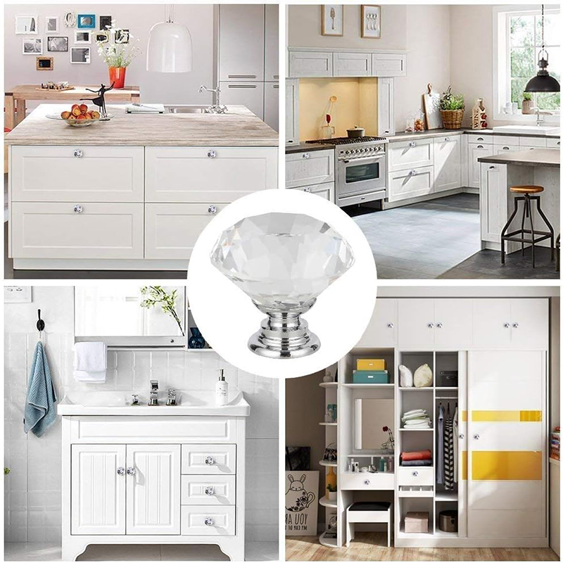 6Pcs Cabinet Knob with Screws  - Furniture Hardware Tools ulasan dan harga
