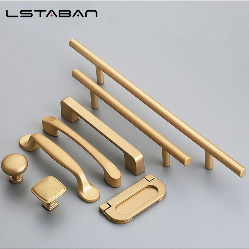 Golden Simple Fashion Aluminum - Furniture Hardware Tools ulasan dan harga